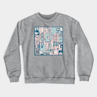 Mid-Century Modern All Over Print Crewneck Sweatshirt